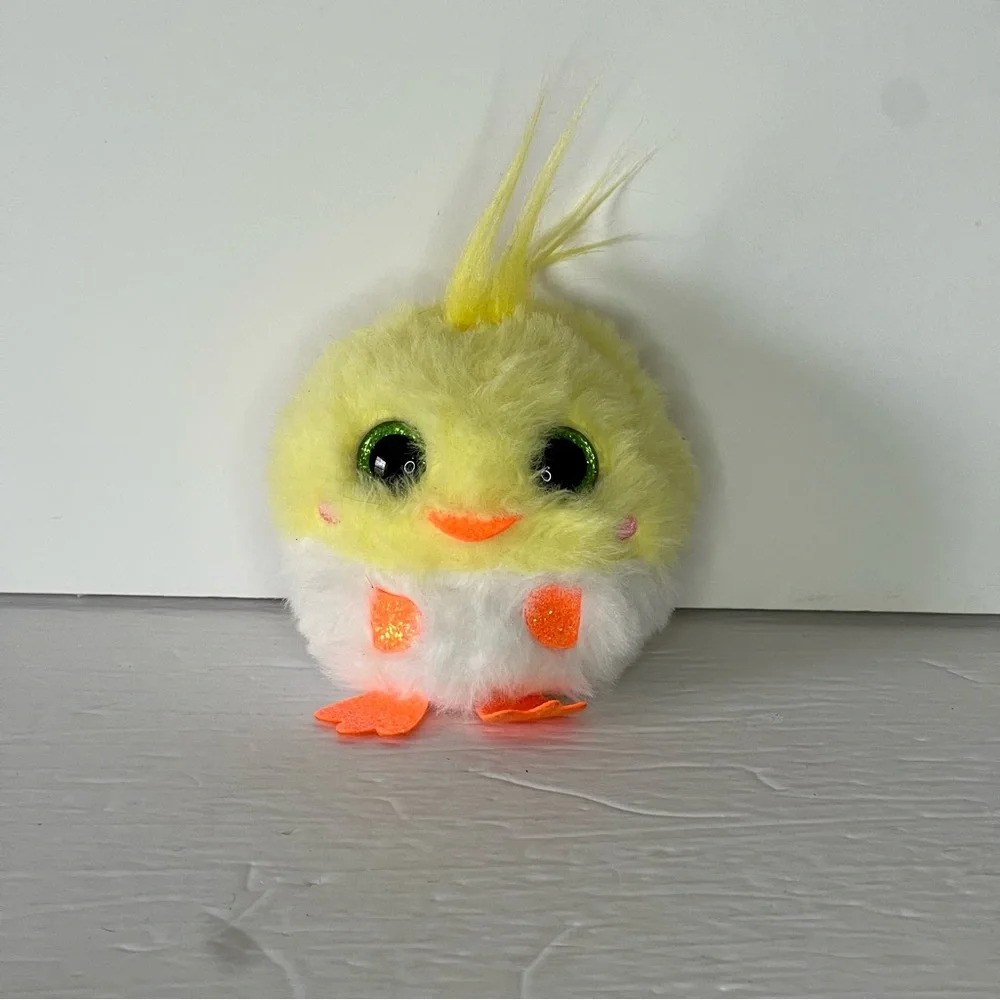 TY Puffies Eggy Beanie Ball Chick Easter Spring Beanbag Plush